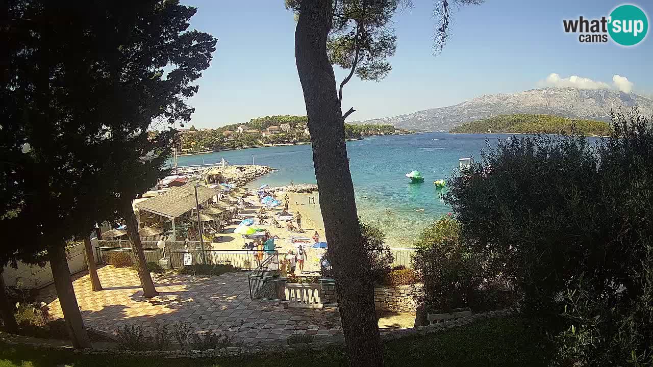 Webcam Lumbarda – Prvi Žal beach – Korčula