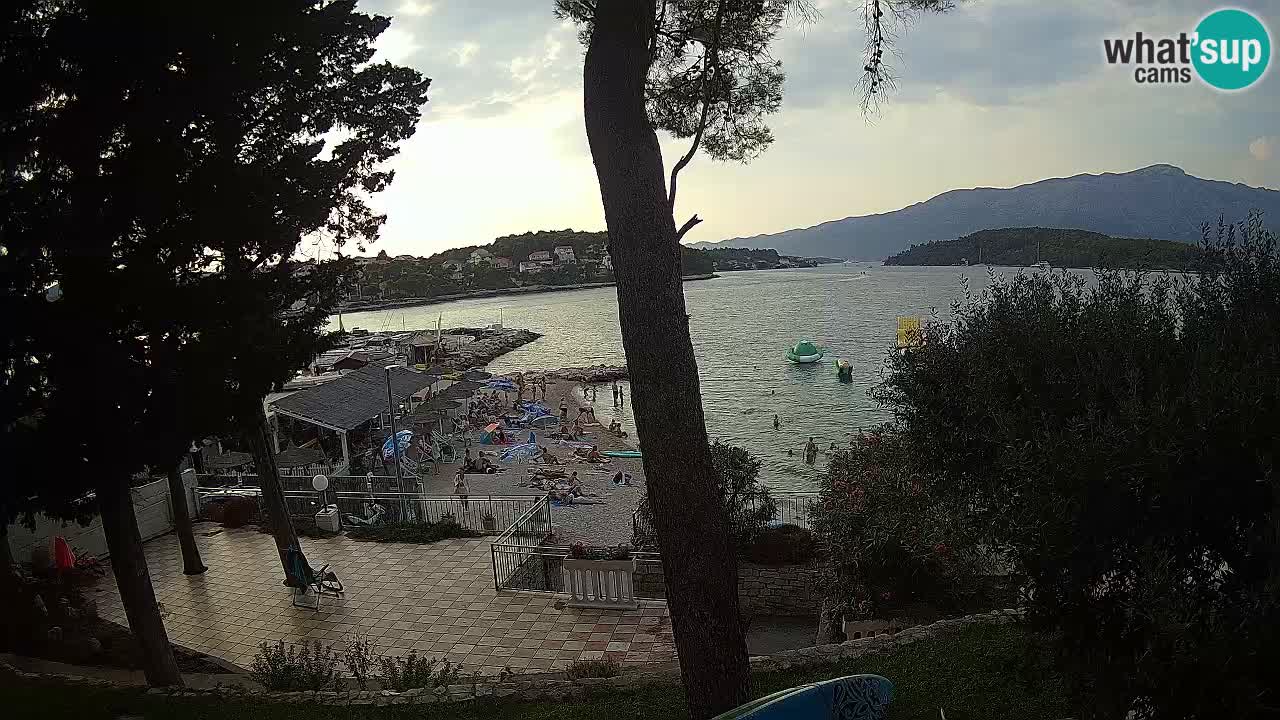 Webcam Lumbarda – Prvi Žal beach – Korčula