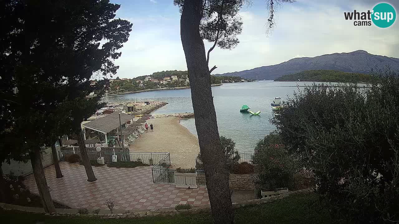 Web kamera Lumbarda – Plaža Prvi Žal – Korčula