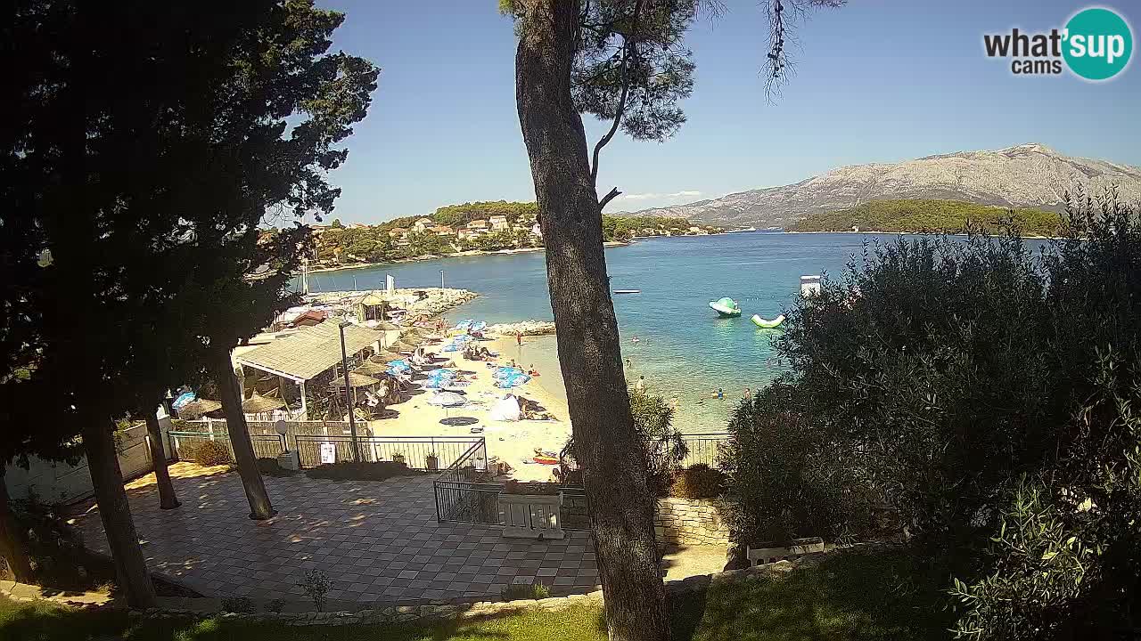 Webcam Lumbarda – Prvi Žal beach – Korčula