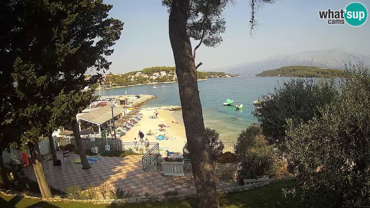 Webcam Lumbarda – Prvi Žal beach – Korčula