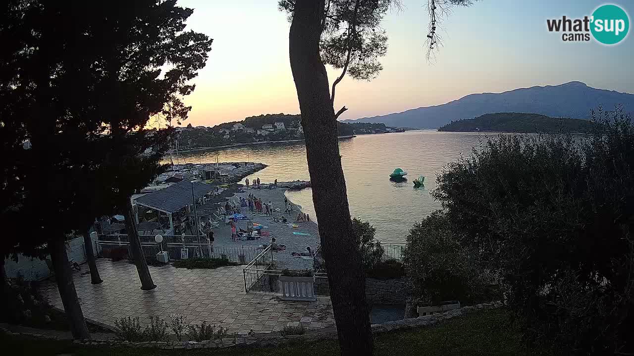Webcam Lumbarda – Prvi Žal beach – Korčula