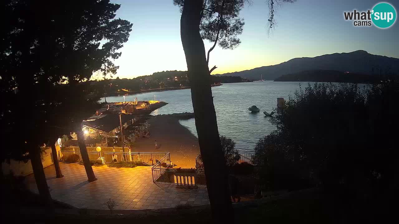 Webcam Lumbarda – Prvi Žal beach – Korčula