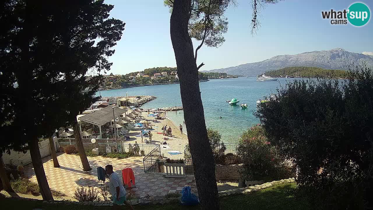 Webcam Lumbarda – Prvi Žal beach – Korčula