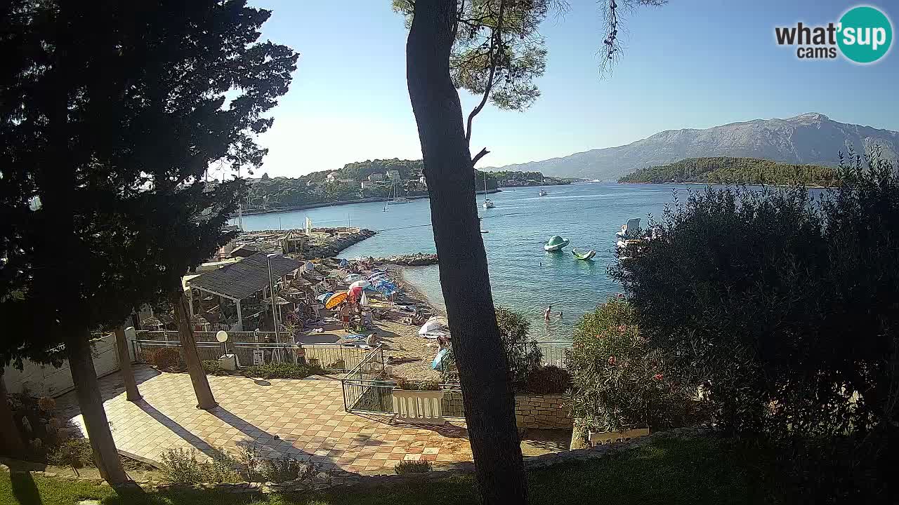 Camera en vivo Lumbarda – Playa Prvi Žal – Korčula