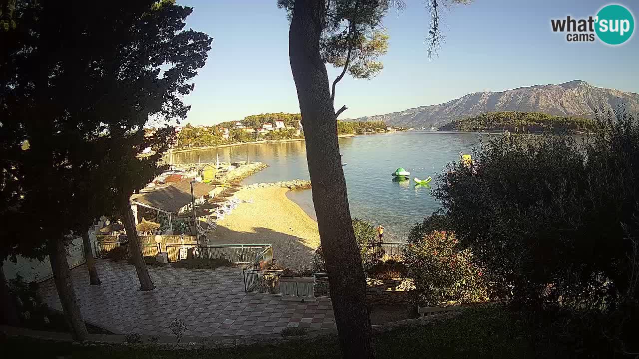 Camera en vivo Lumbarda – Playa Prvi Žal – Korčula