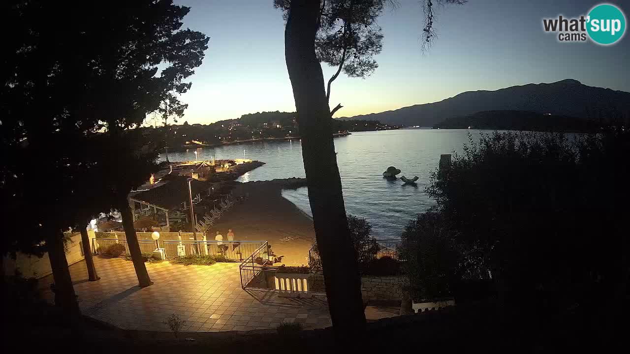 Camera en vivo Lumbarda – Playa Prvi Žal – Korčula