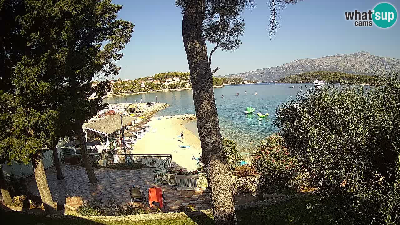 Webcam Lumbarda – Prvi Žal beach – Korčula