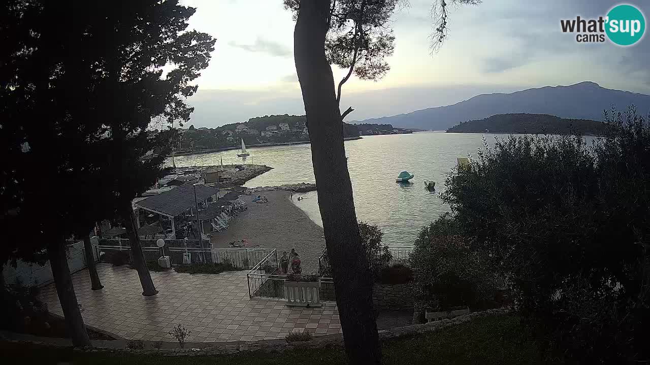 Livecam Lumbarda – Spiaggia Prvi Žal – Korčula