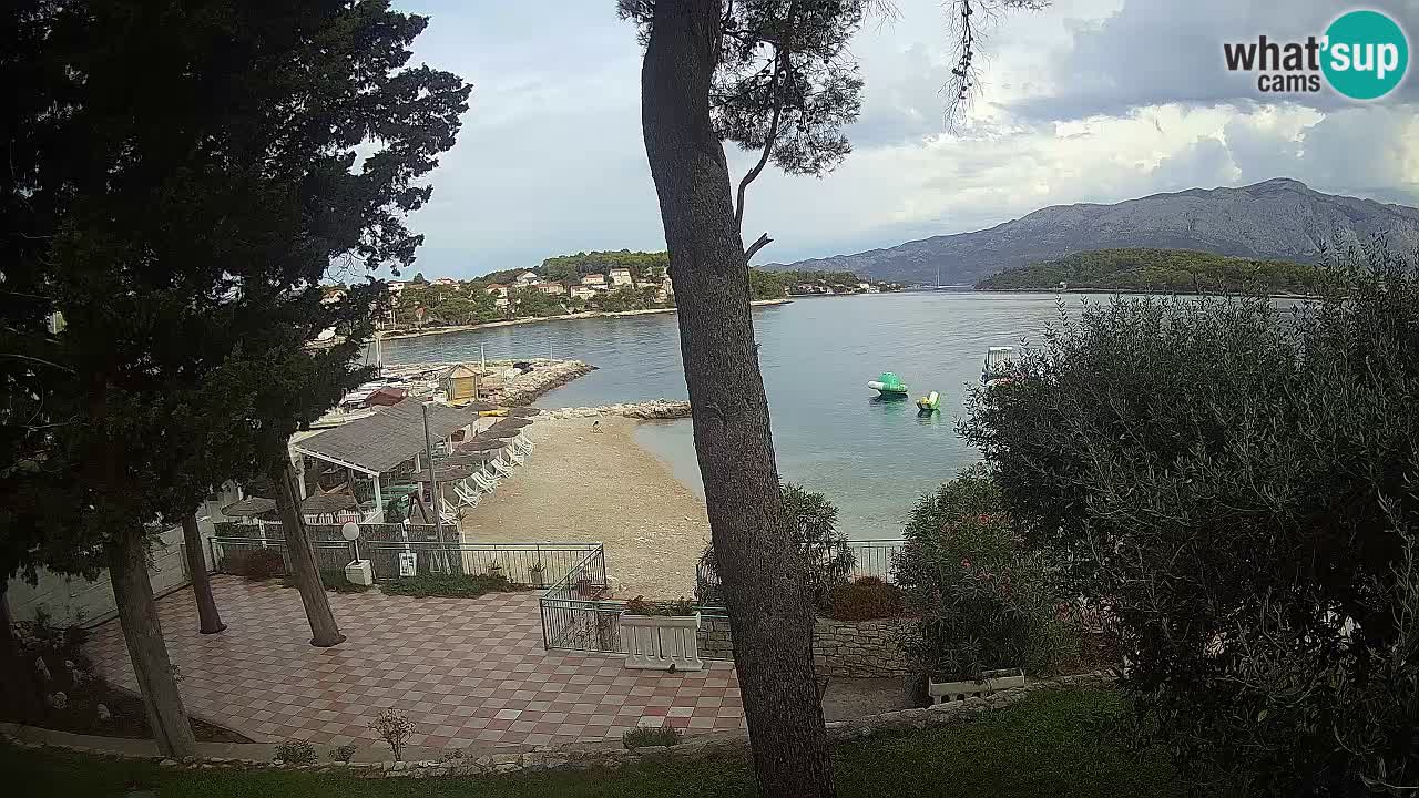 Webcam Lumbarda – Prvi Žal beach – Korčula