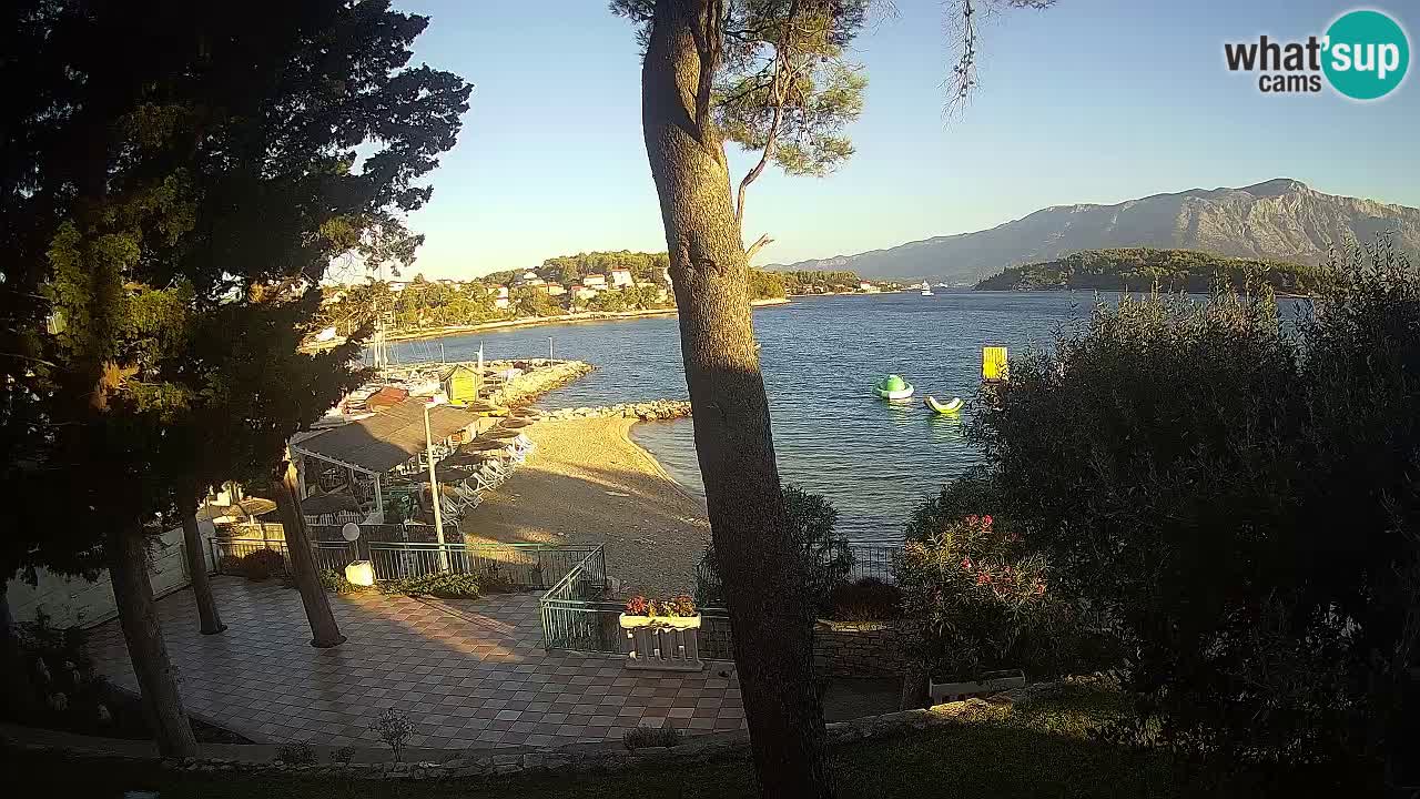 Camera en vivo Lumbarda – Playa Prvi Žal – Korčula