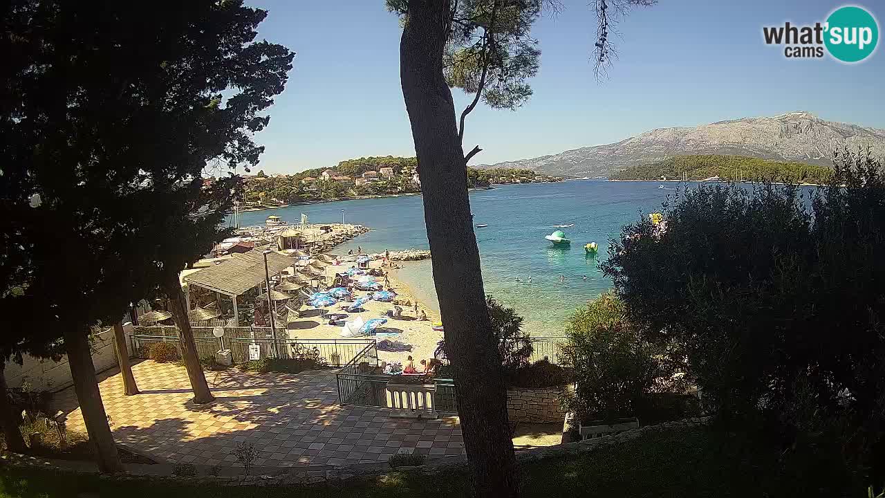 Webcam Lumbarda – Prvi Žal beach – Korčula
