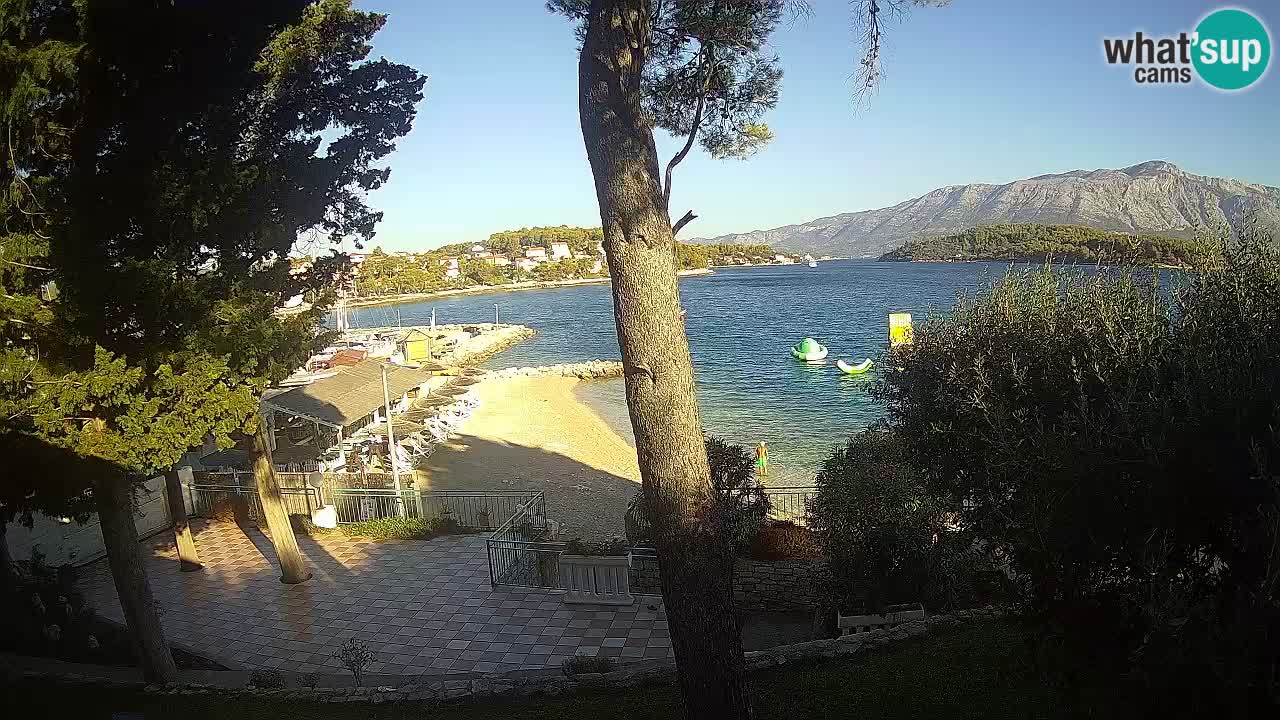 Camera en vivo Lumbarda – Playa Prvi Žal – Korčula