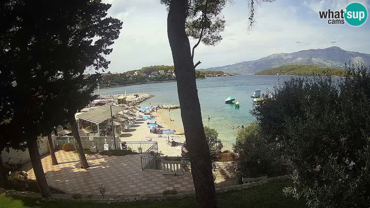 Webcam Lumbarda – Prvi Žal beach – Korčula