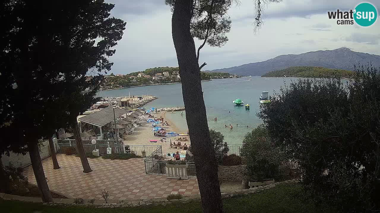 Webcam Lumbarda – Prvi Žal beach – Korčula