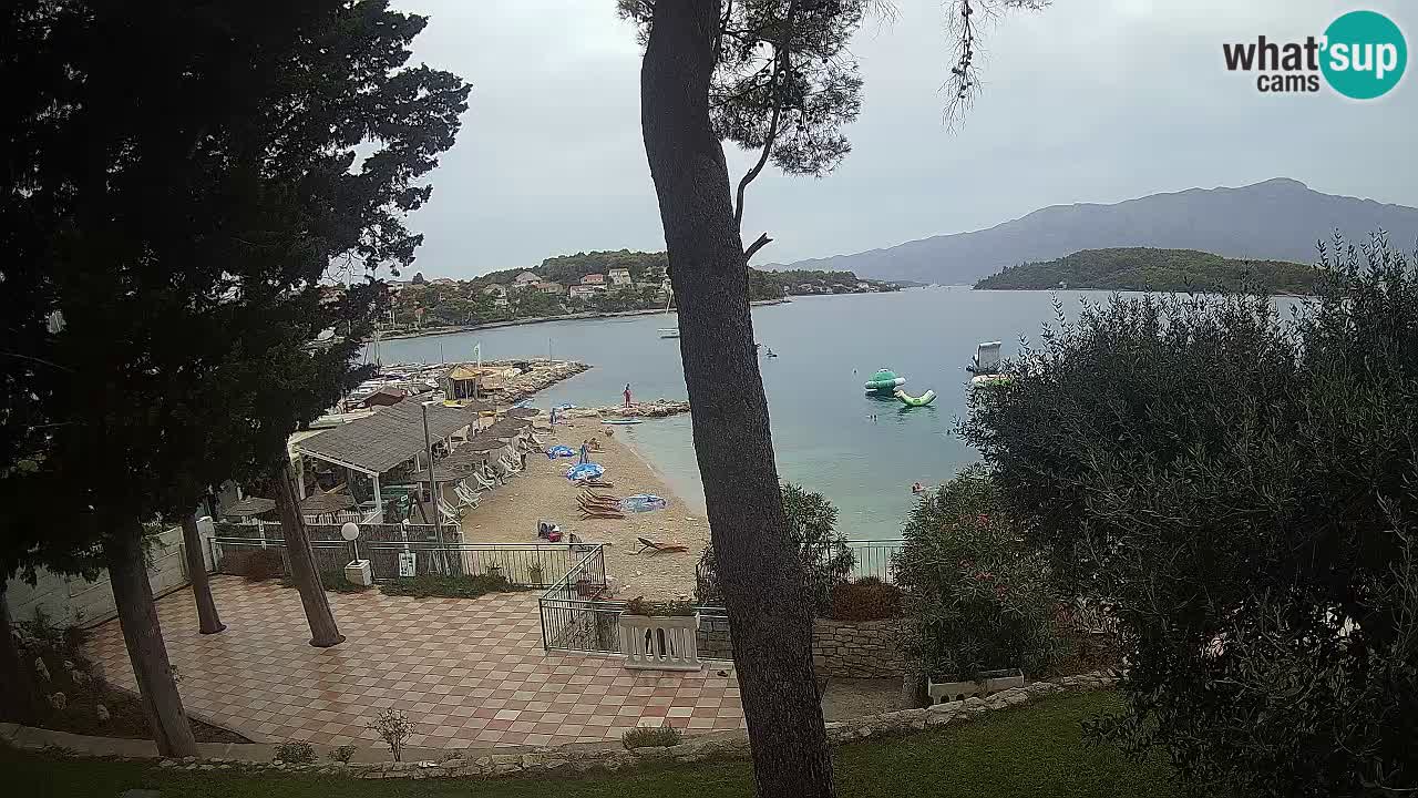Webcam Lumbarda – Prvi Žal beach – Korčula
