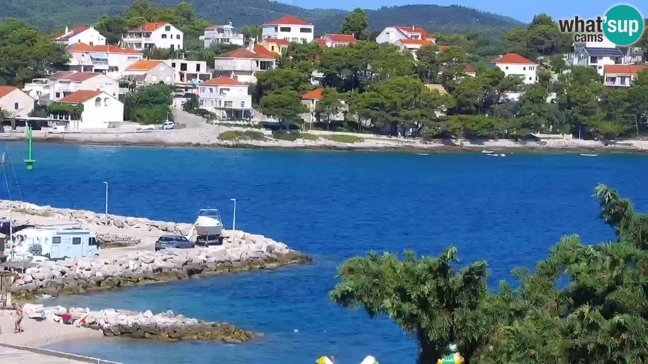 Lumbarda resort Spletna kamera Korčula