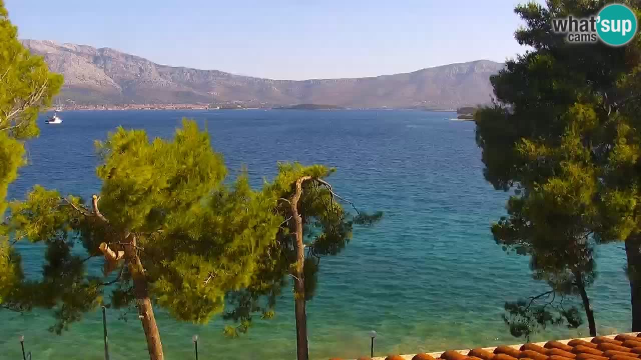 Lumbarda resort Webcam Korčula