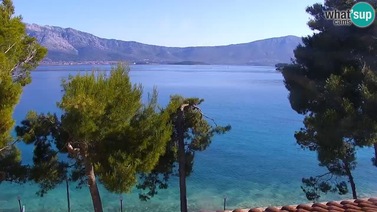Lumbarda resort Web Kamera Korčula