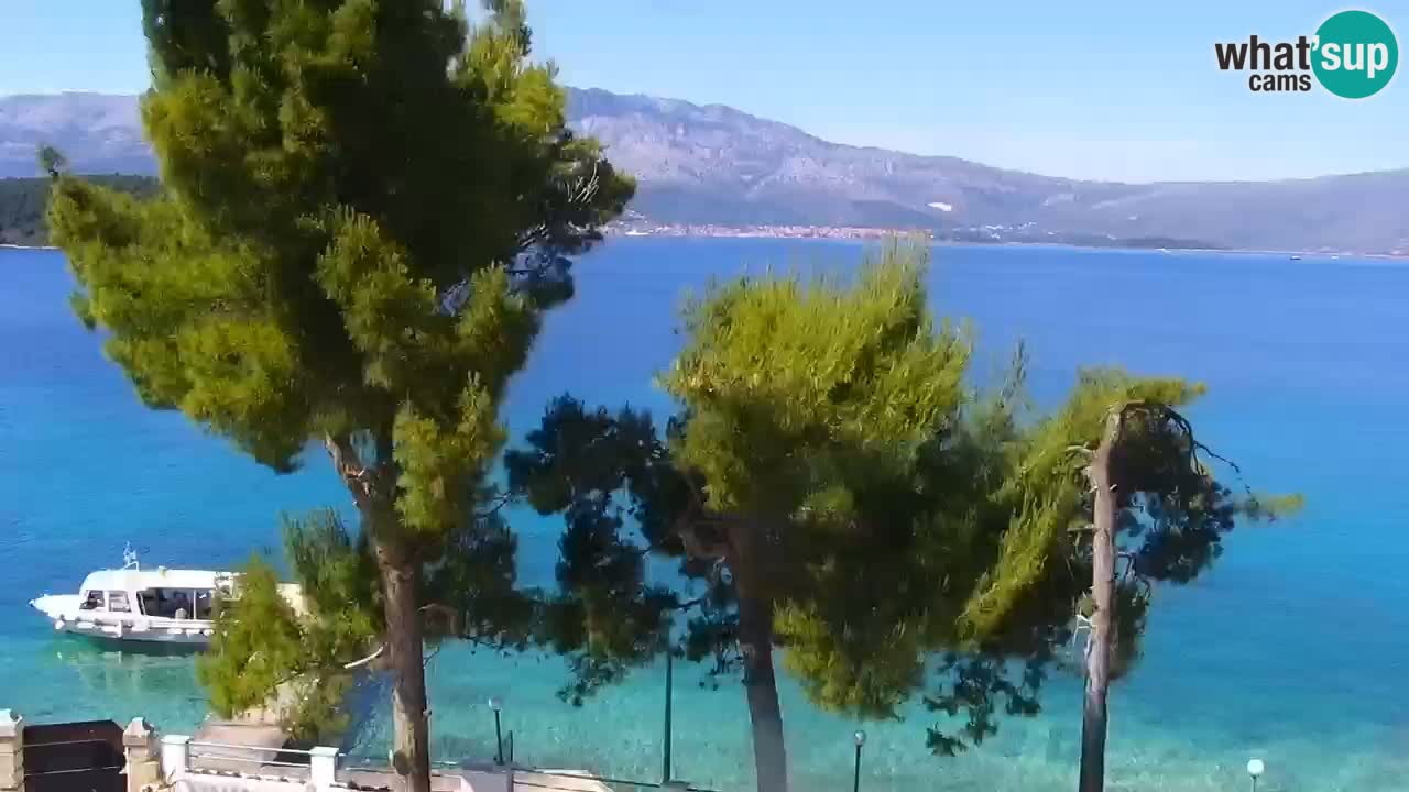 Lumbarda Resort live cam Curzola