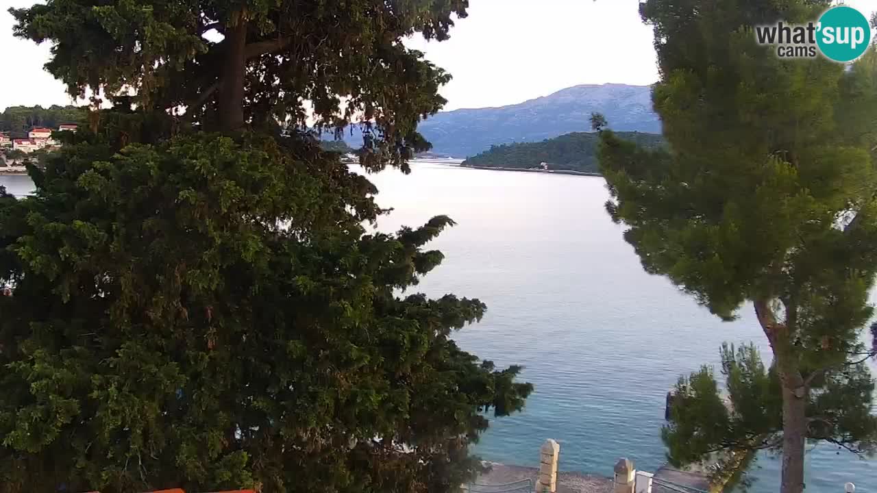 Lumbarda resort Web Kamera Korčula