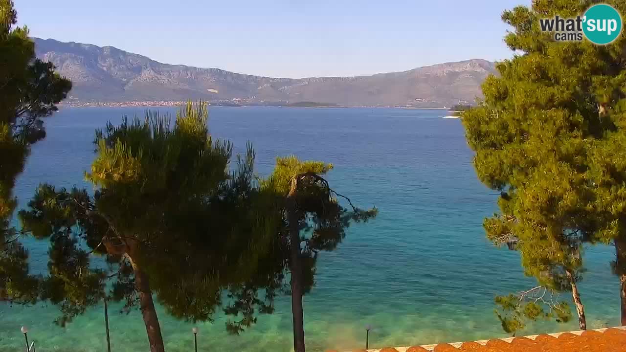Lumbarda resort Web Kamera Korčula