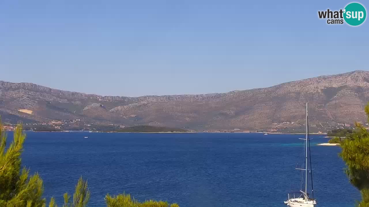 Lumbarda resort Web Kamera Korčula