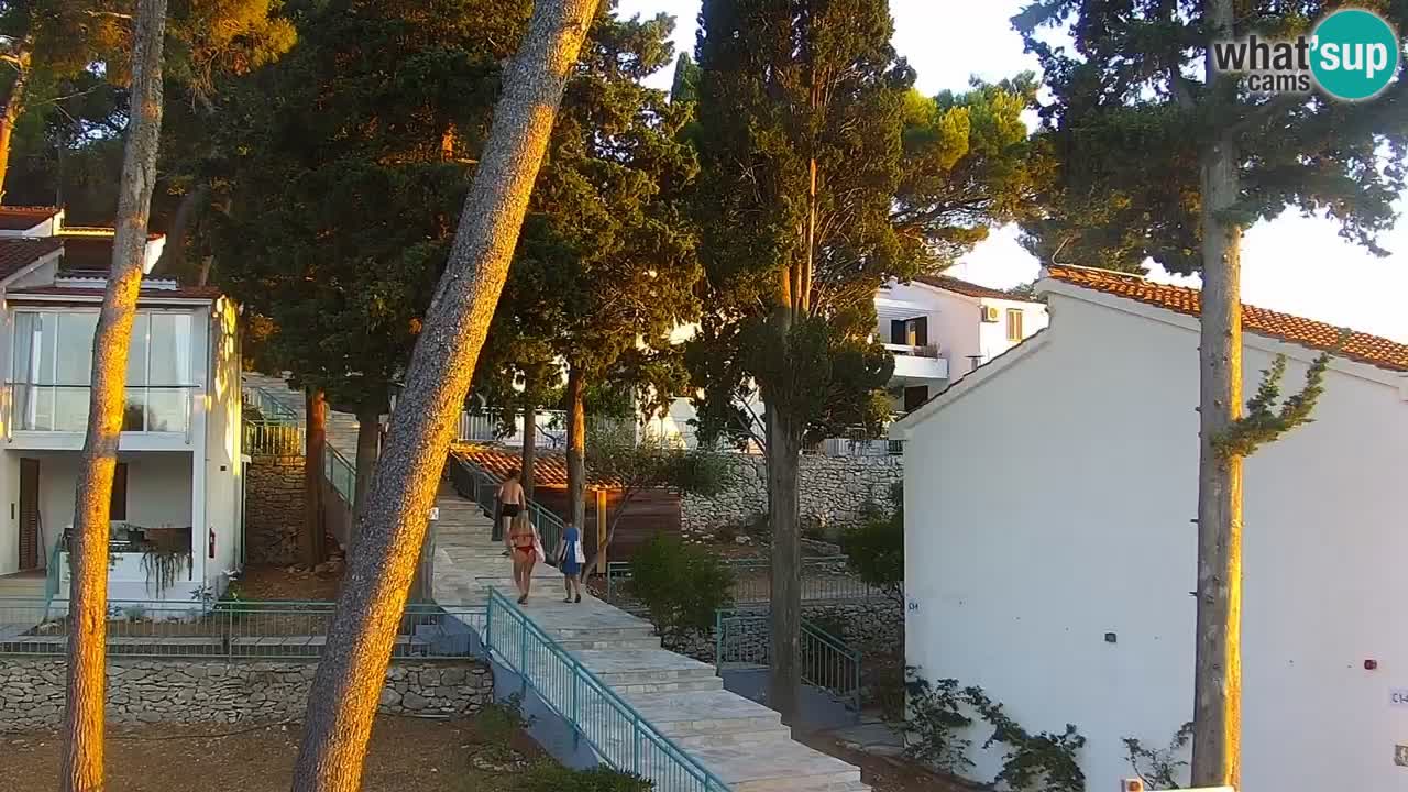 Lumbarda resort Spletna kamera Korčula