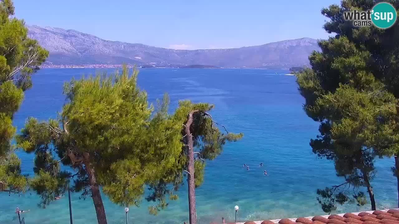 Lumbarda resort – livecam Korčula