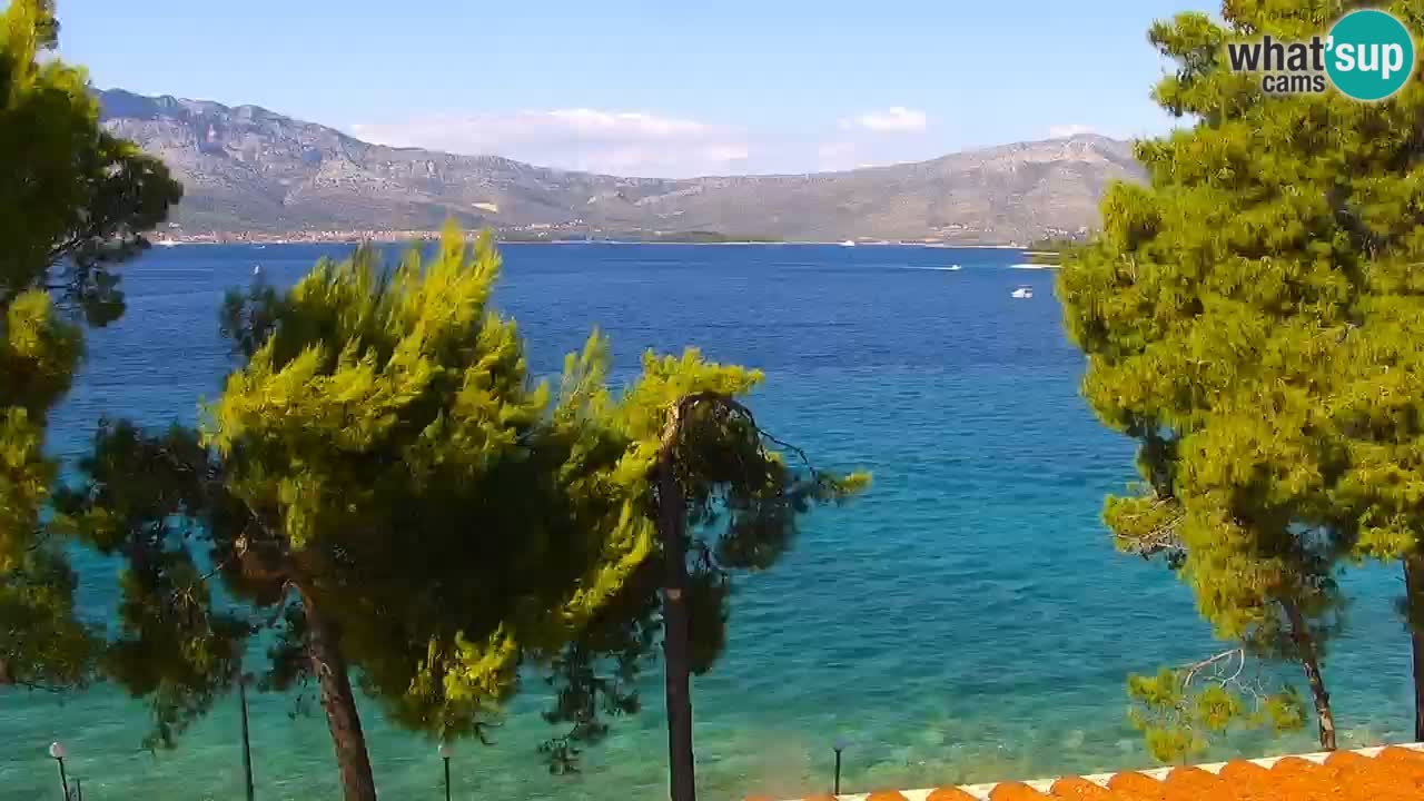 Lumbarda resort Webcam Korčula