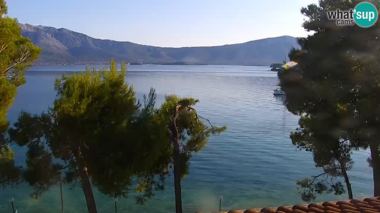 Lumbarda resort Web Kamera Korčula