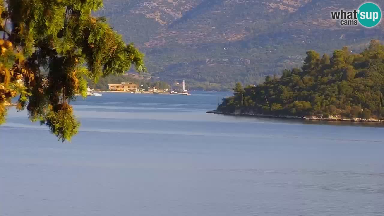 Lumbarda resort Web Kamera Korčula