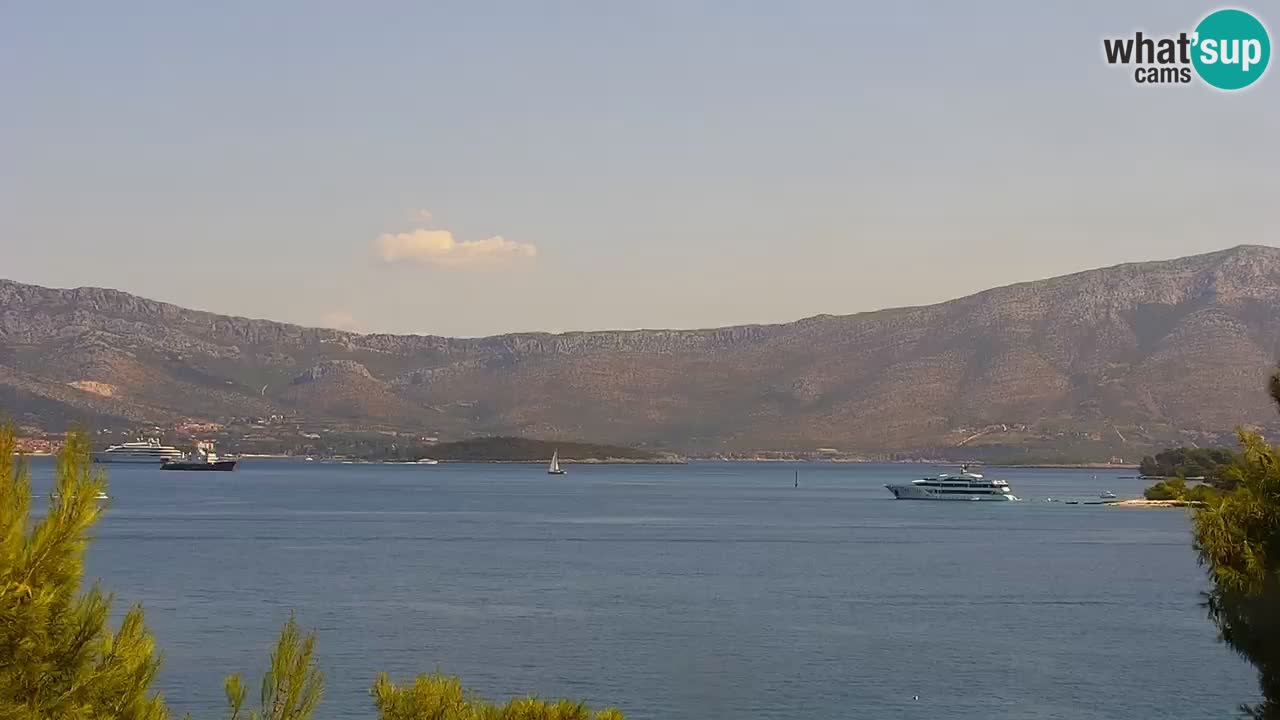 Lumbarda Resort live cam Curzola