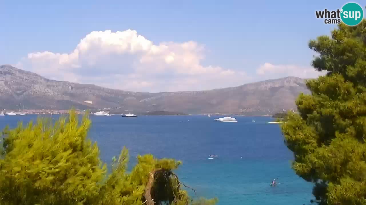 Lumbarda Resort live cam Curzola