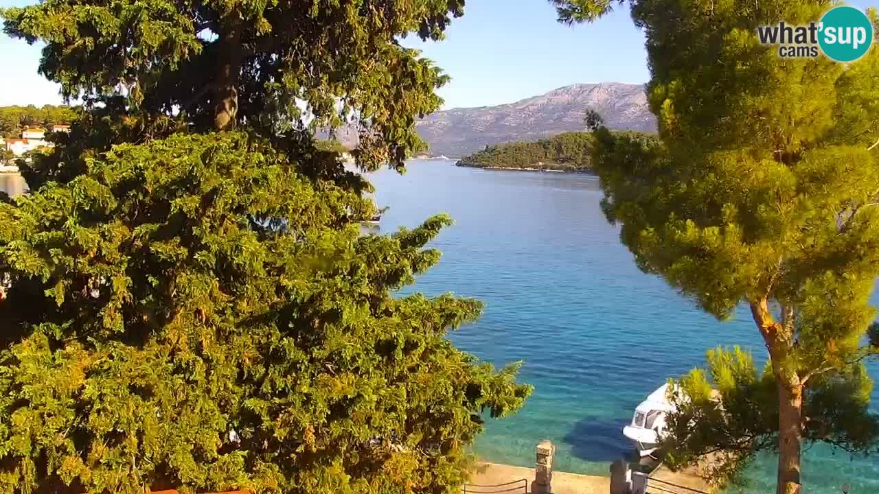 Lumbarda resort Web Kamera Korčula