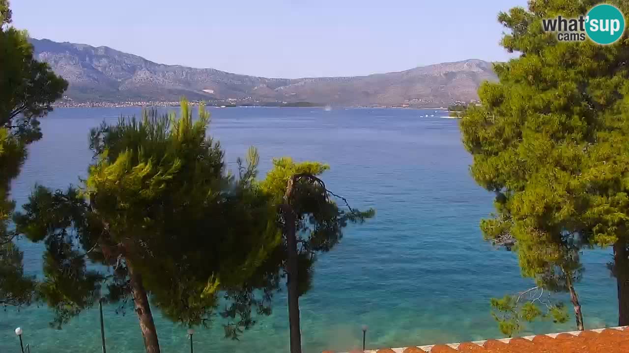 Lumbarda Resort live cam Curzola