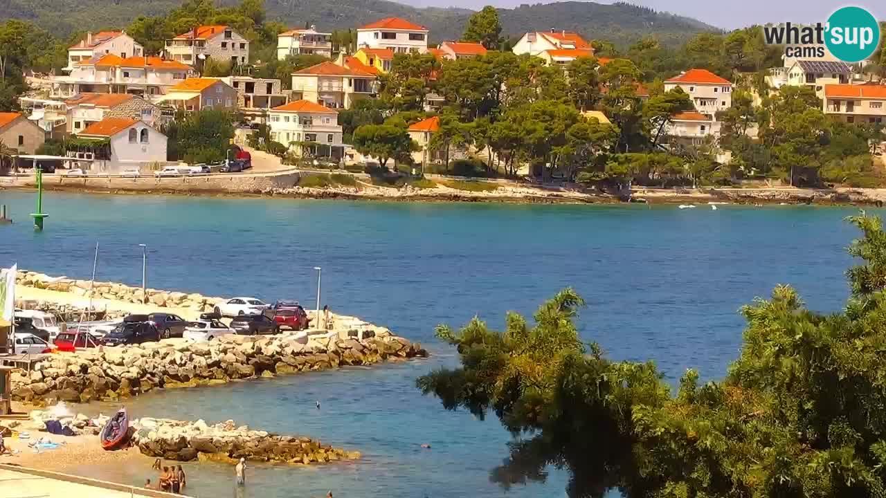 Lumbarda resort Spletna kamera Korčula