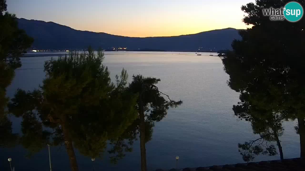 Lumbarda resort Spletna kamera Korčula