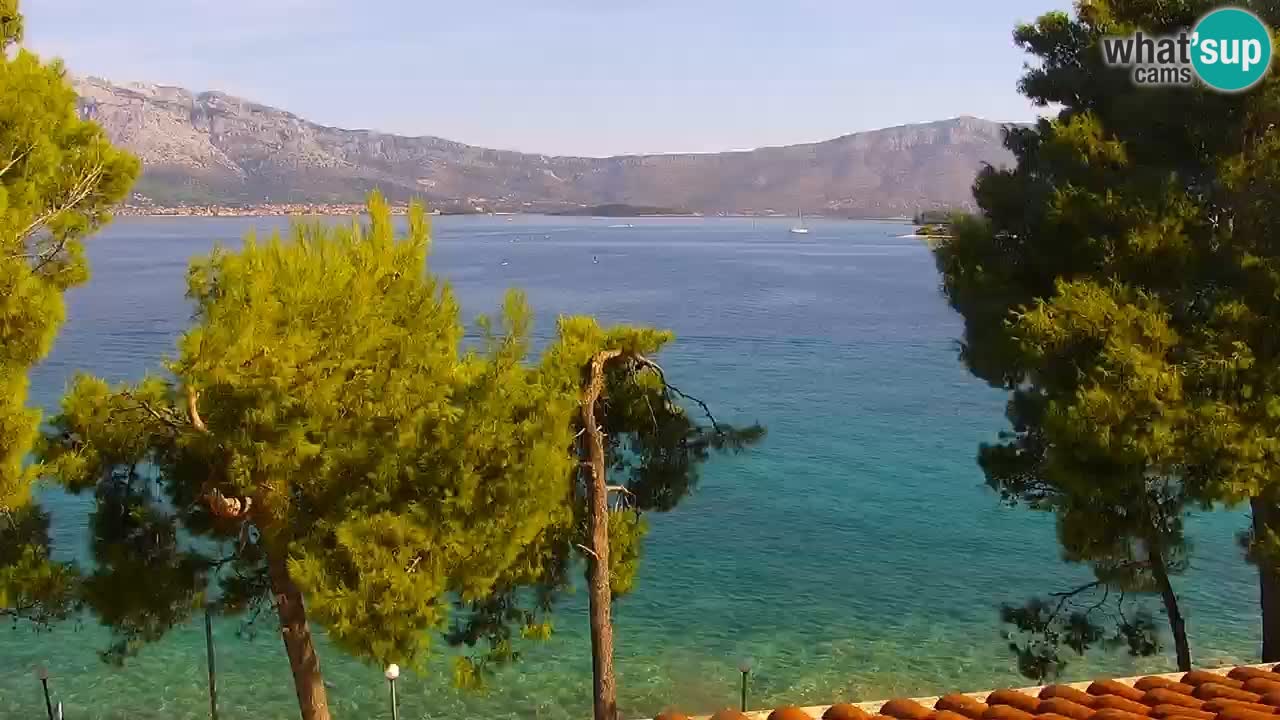 Lumbarda Resort live cam Curzola