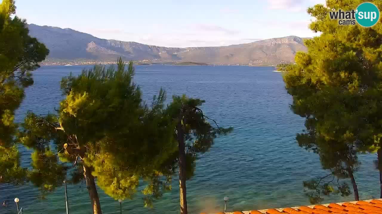 Lumbarda resort Web Kamera Korčula