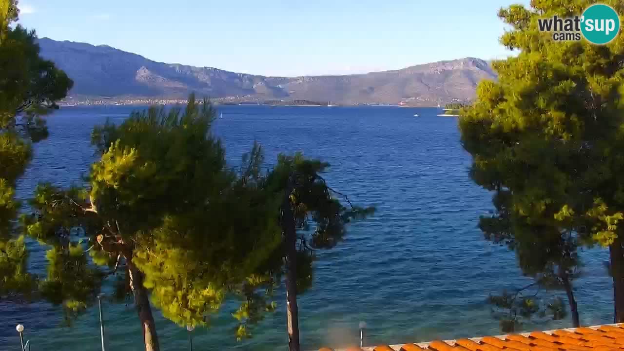 Lumbarda resort Web Kamera Korčula