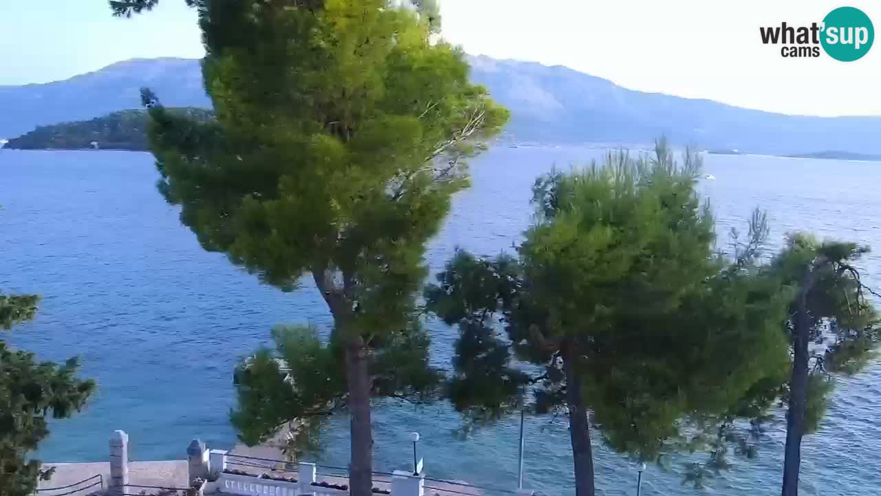 Lumbarda resort Web Kamera Korčula
