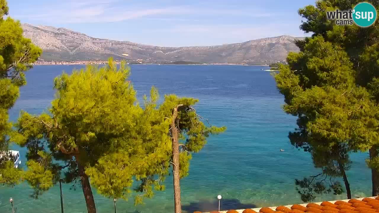 Lumbarda resort – livecam Korčula