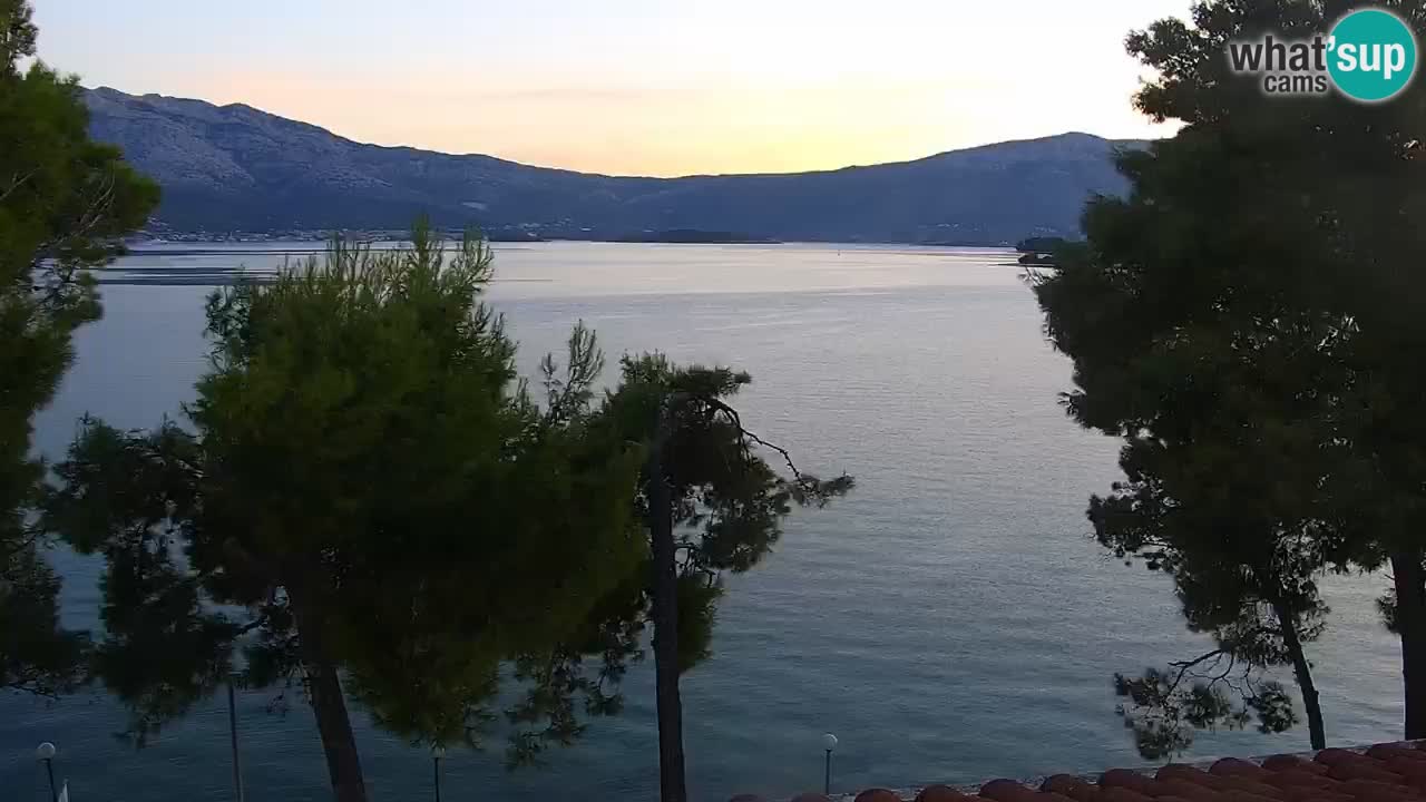 Lumbarda Resort live cam Curzola