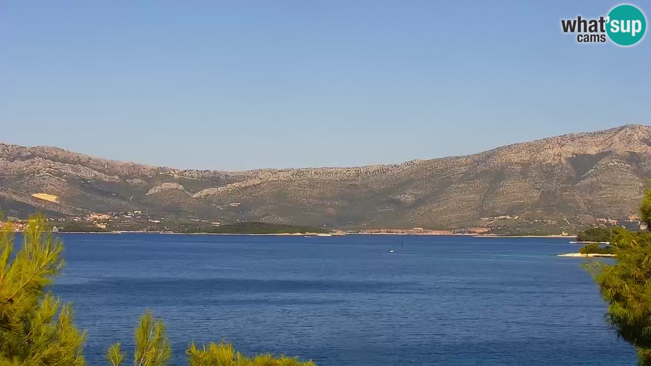 Lumbarda Resort live cam Curzola
