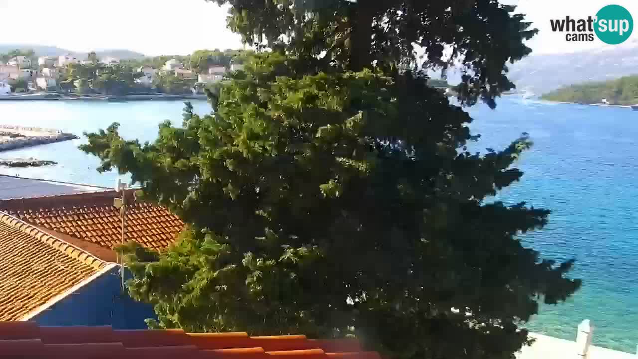 Lumbarda resort Spletna kamera Korčula