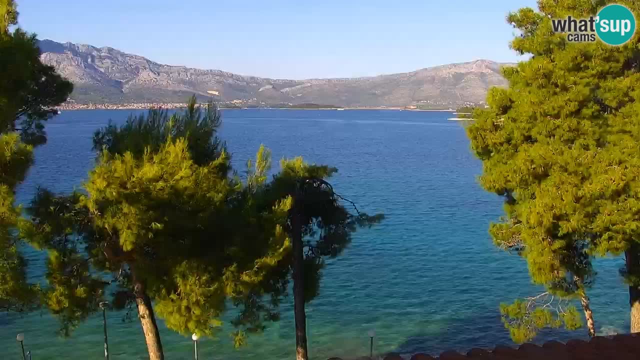 Lumbarda resort Webcam Korčula