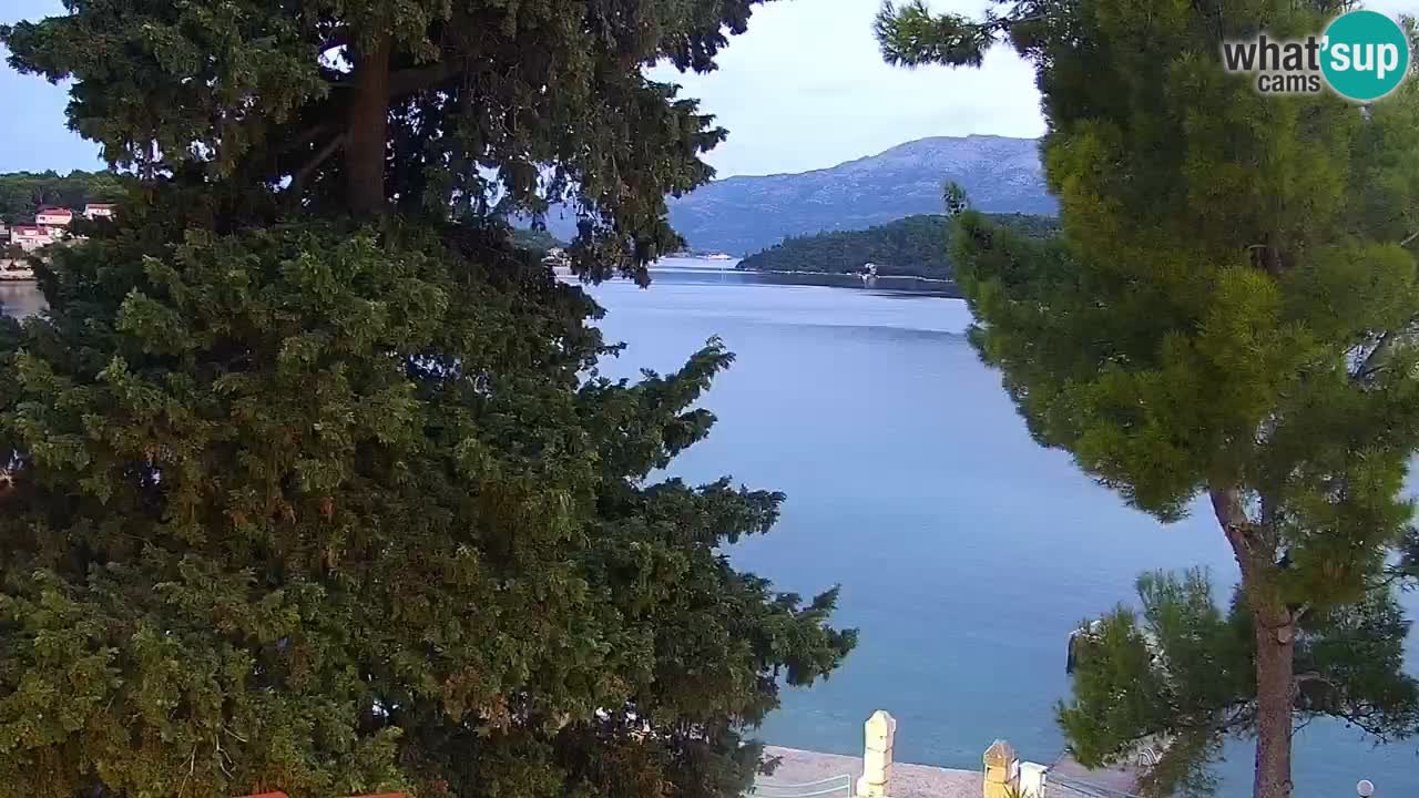 Lumbarda resort Web Kamera Korčula