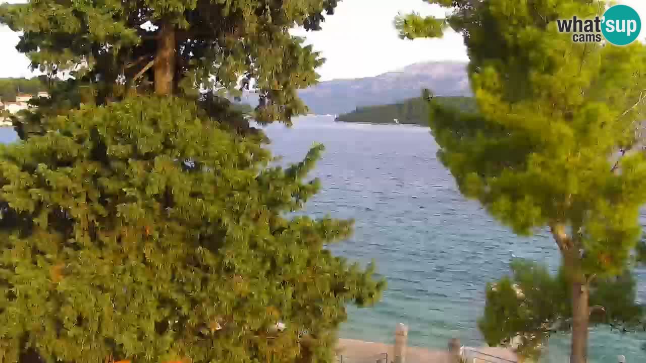Lumbarda Resort live cam Curzola