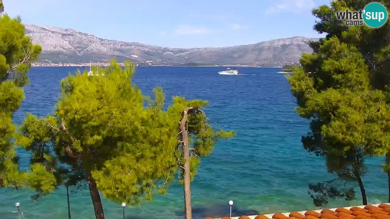 Lumbarda resort Webcam Korčula